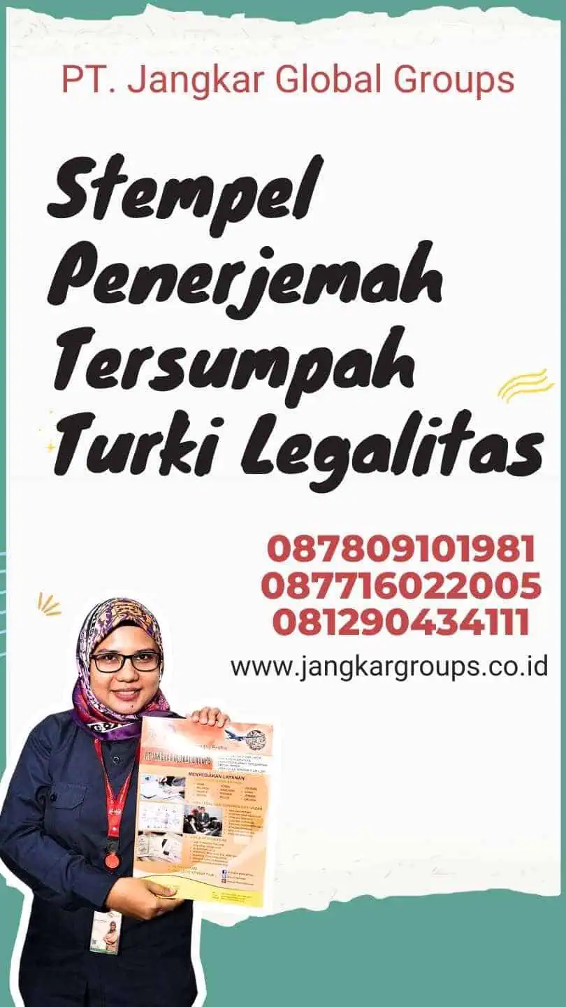 Stempel Penerjemah Tersumpah Turki Legalitas