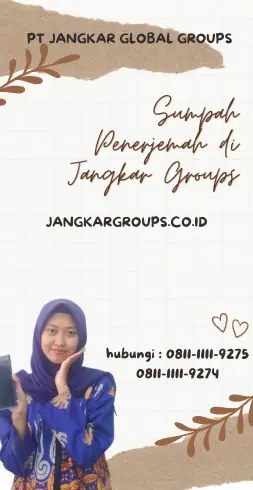 Sumpah Penerjemah di Jangkar Groups