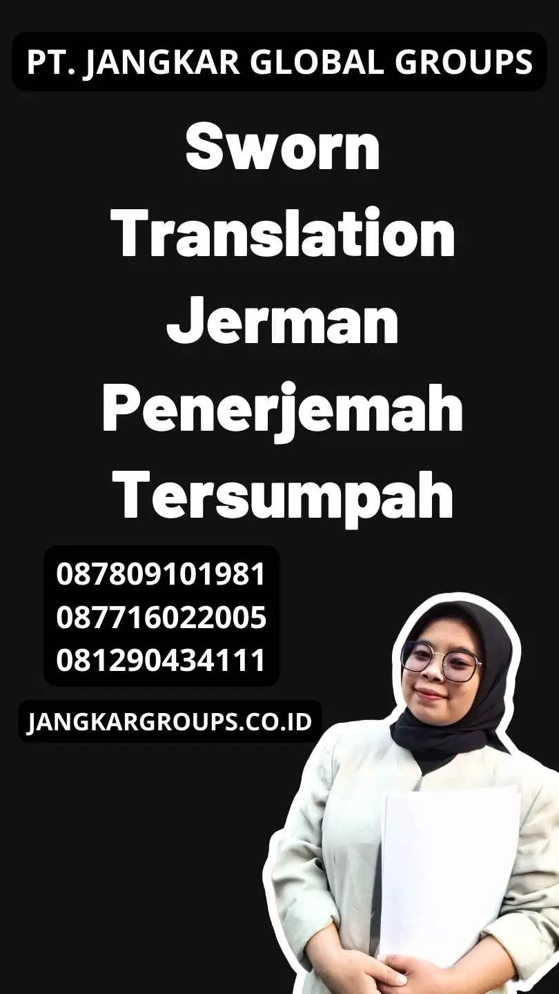 Sworn Translation Jerman Penerjemah Tersumpah