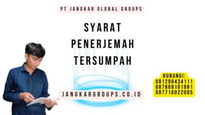 Syarat Penerjemah Tersumpah