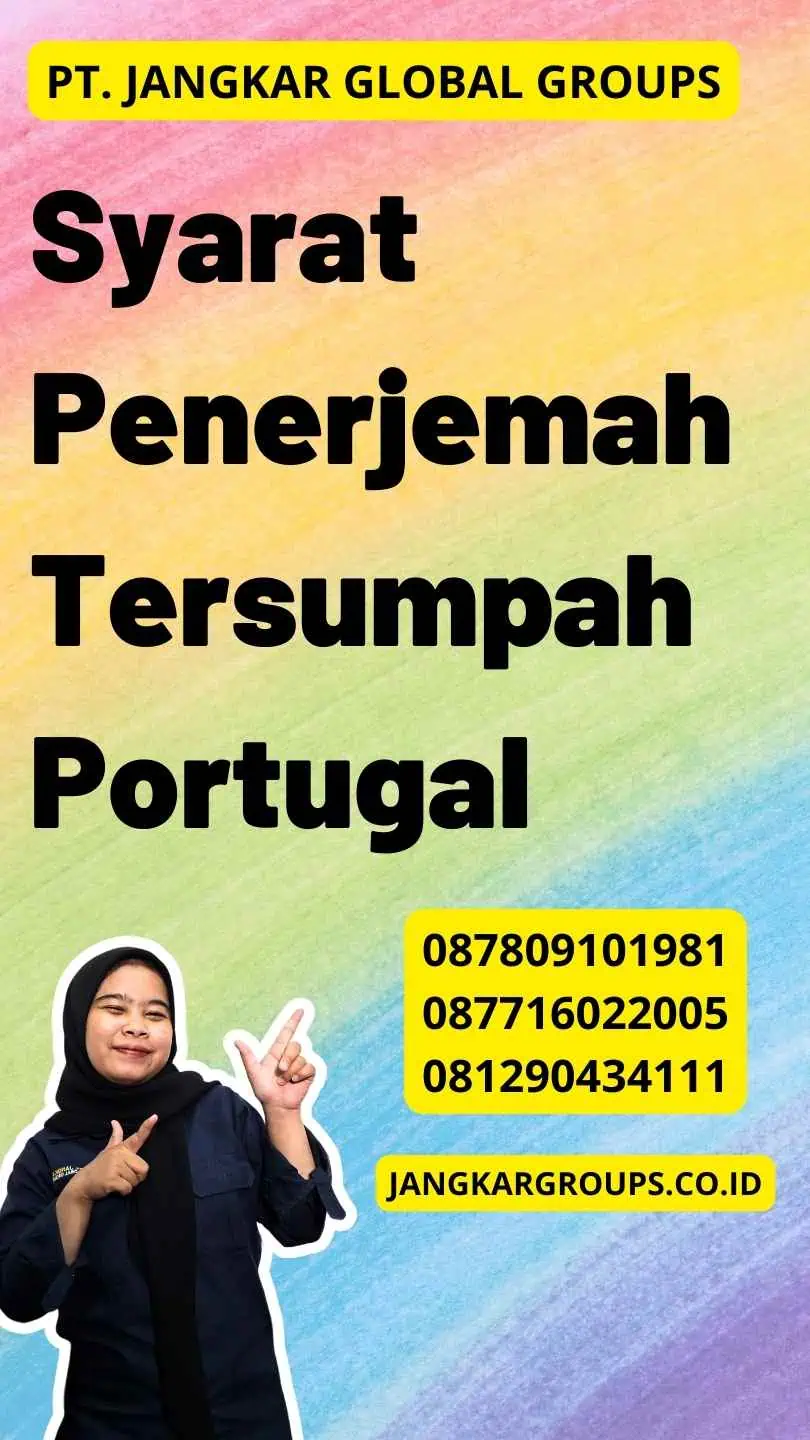 Syarat Penerjemah Tersumpah Portugal