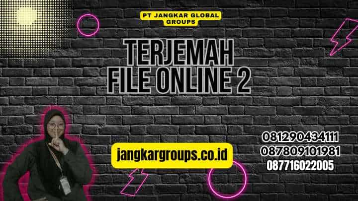 Terjemah File Online 2