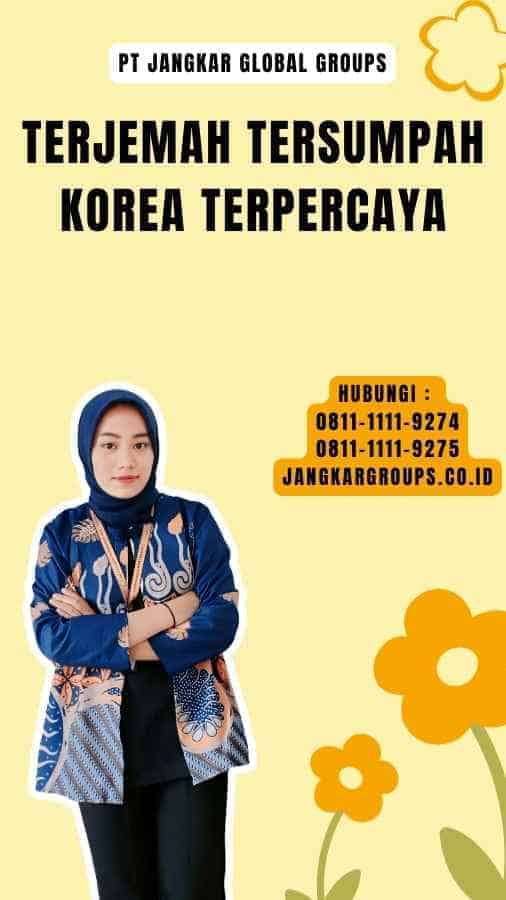 Terjemah Tersumpah Korea Terpercaya