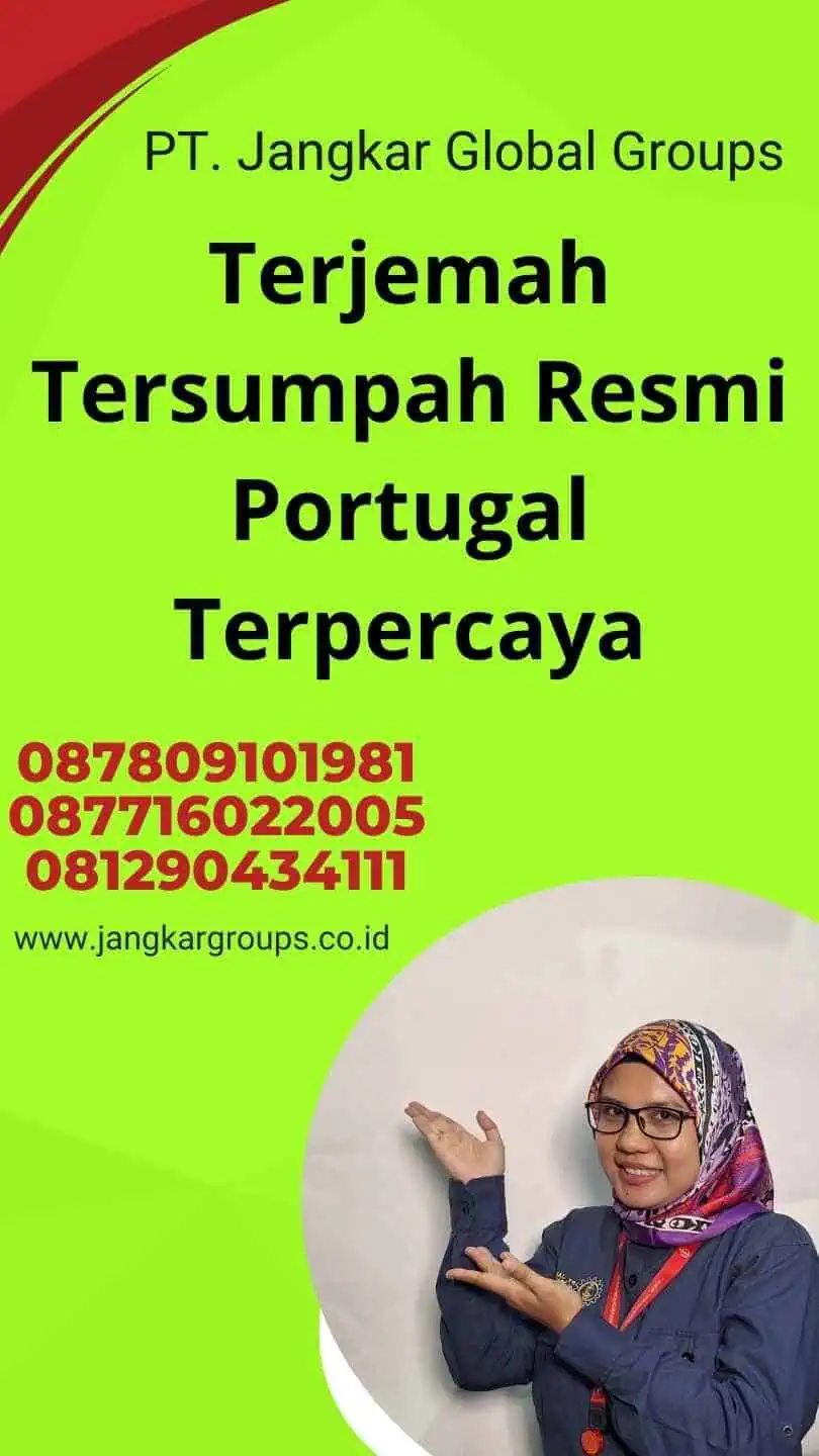 Terjemah Tersumpah Resmi Portugal Terpercaya