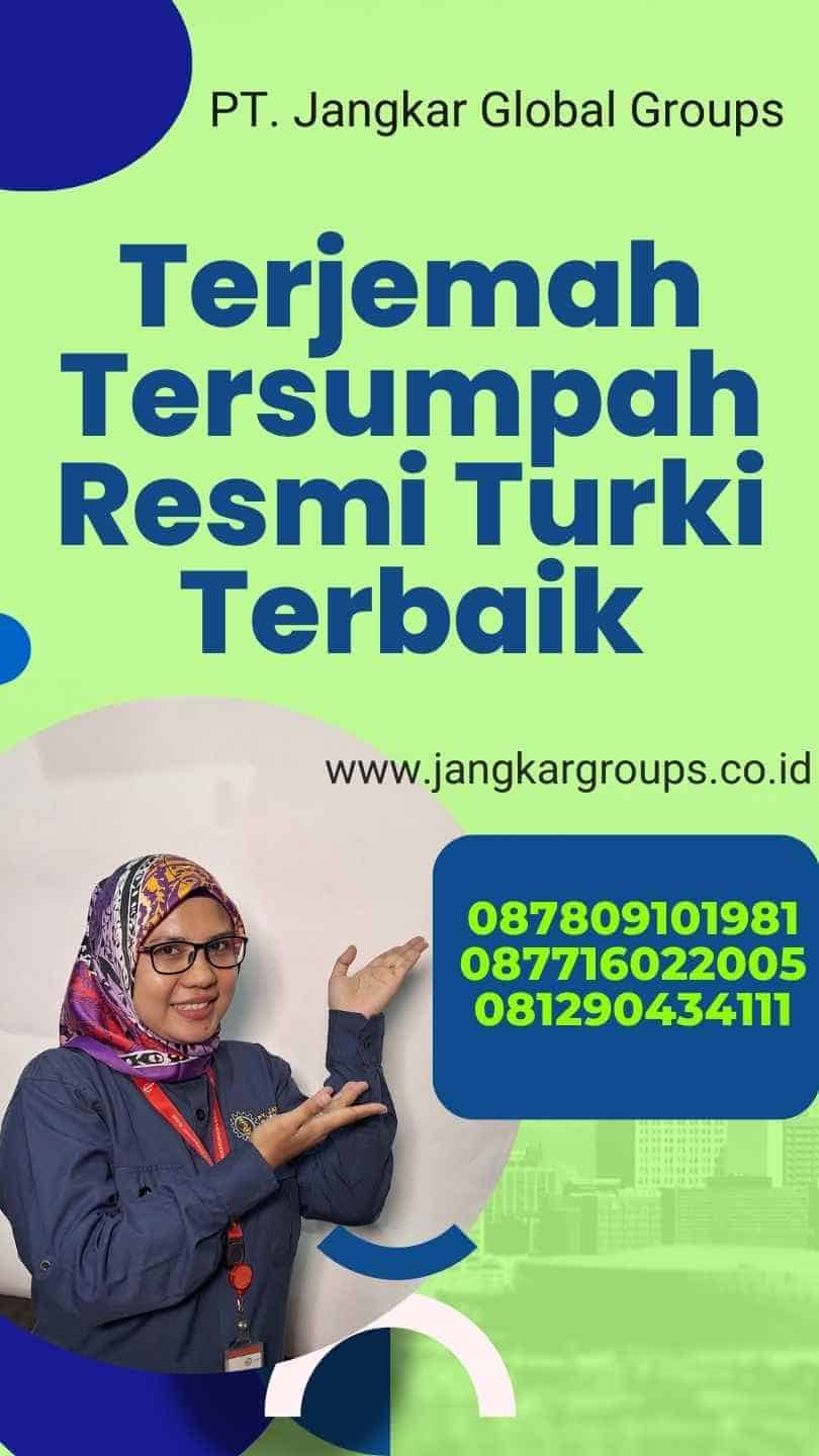 Terjemah Tersumpah Resmi Turki Terbaik