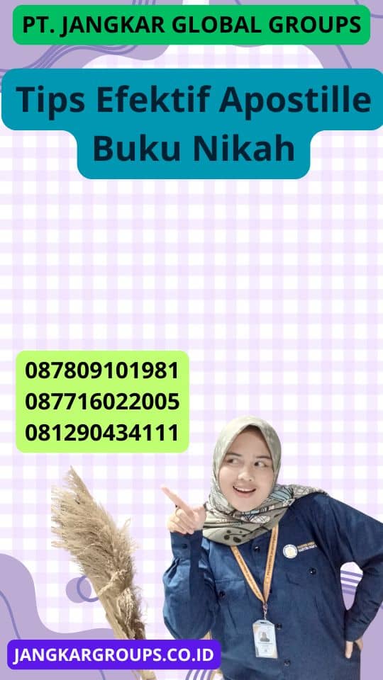 Tips Efektif Apostille Buku Nikah