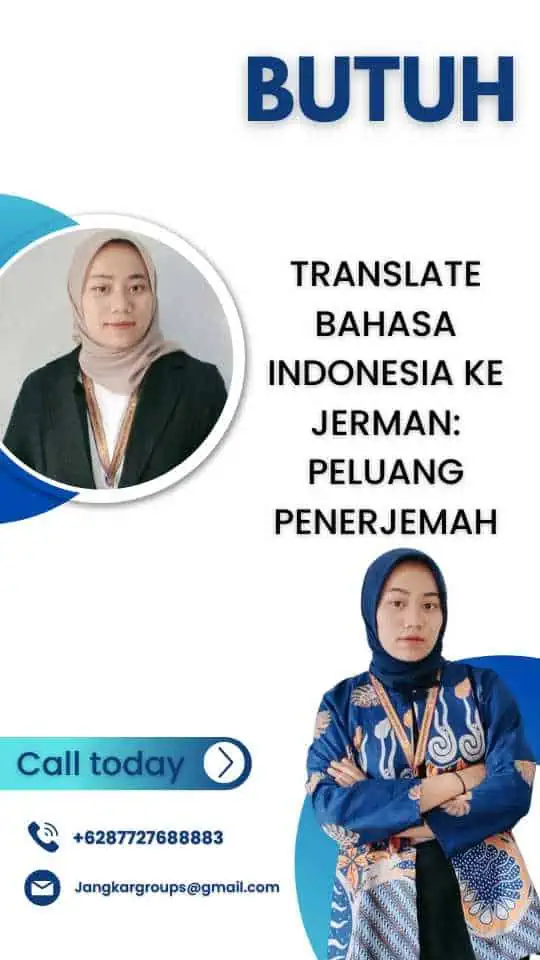 Translate Bahasa Indonesia Ke Jerman: Peluang Penerjemah