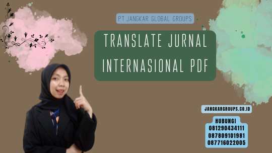 Translate Jurnal Internasional Pdf