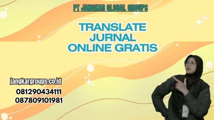 Translate Jurnal Online Gratis