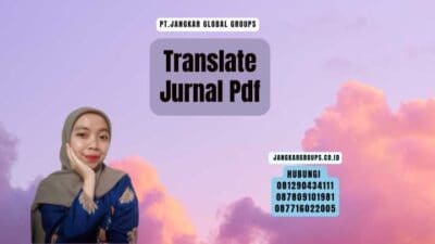 Translate Jurnal Pdf