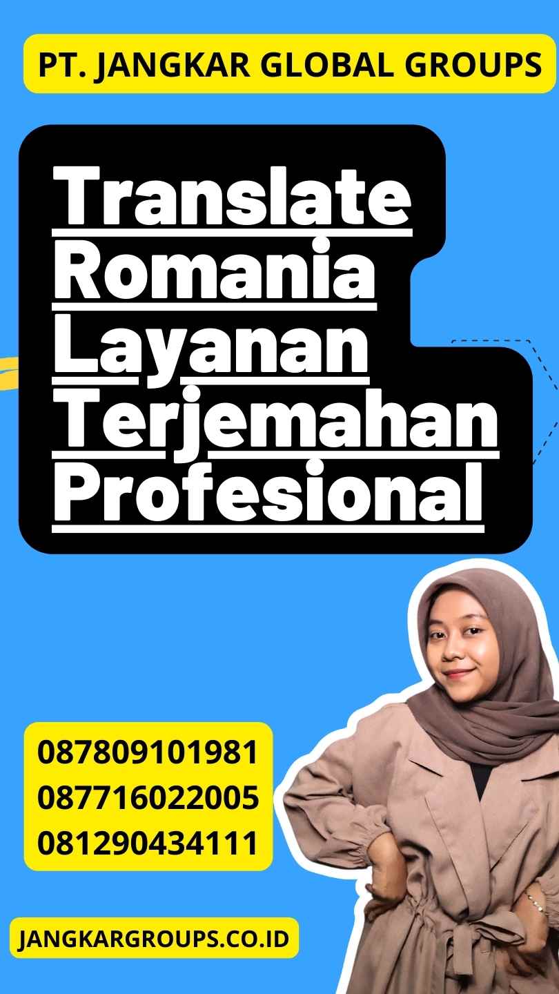 Translate Romania Layanan Terjemahan Profesional