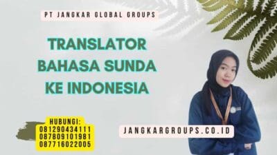 Translator Bahasa Sunda Ke Indonesia