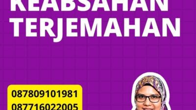 Translator Mandarin Keabsahan Terjemahan