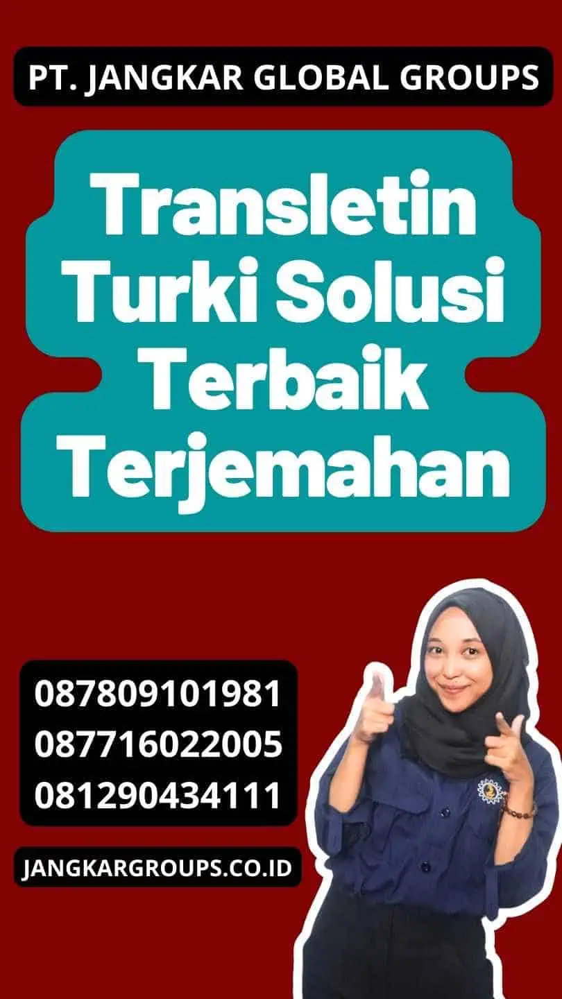 Transletin Turki Solusi Terbaik Terjemahan