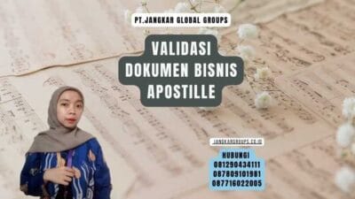 Validasi Dokumen Bisnis Apostille