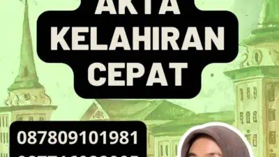 Waktu Legalisasi Akta Kelahiran Cepat