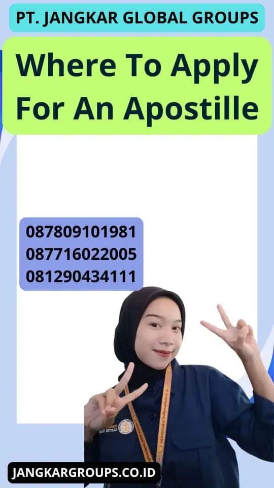 Where To Apply For An Apostille