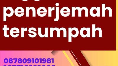 bahasa inggris penerjemah tersumpah