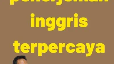 cari jasa penerjemah inggris terpercaya