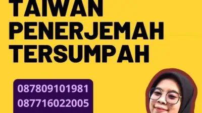 jual jasa penerjemah taiwan Penerjemah Tersumpah