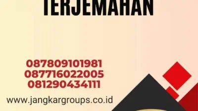 penerjemah inggris ijazah akademik Terjemahan