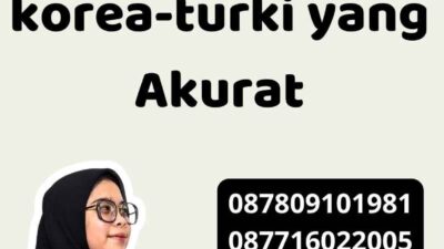 penerjemah tersumpah korea-turki yang Akurat