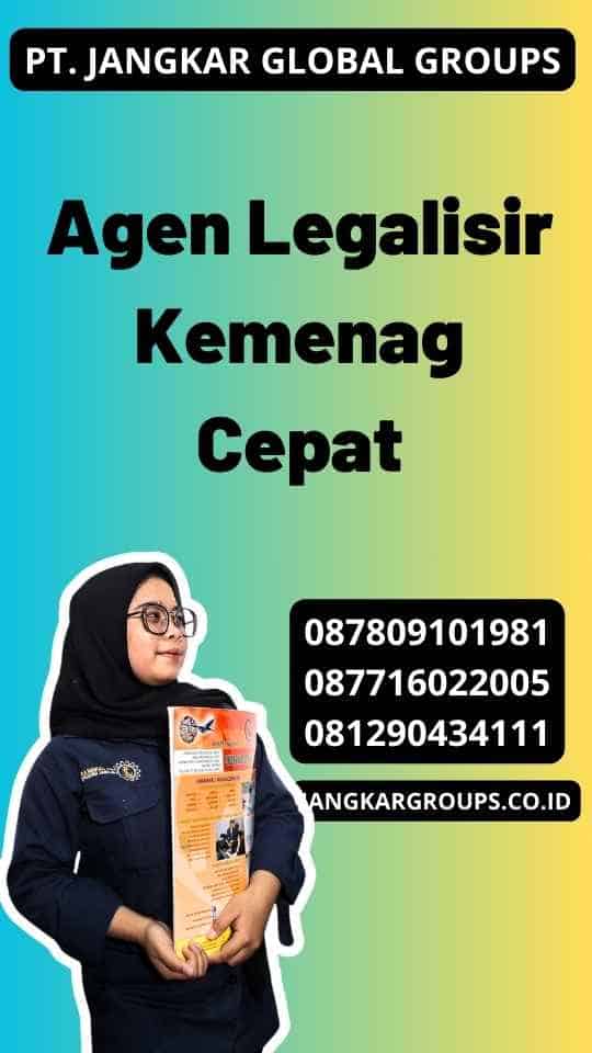 Agen Legalisir Kemenag Cepat