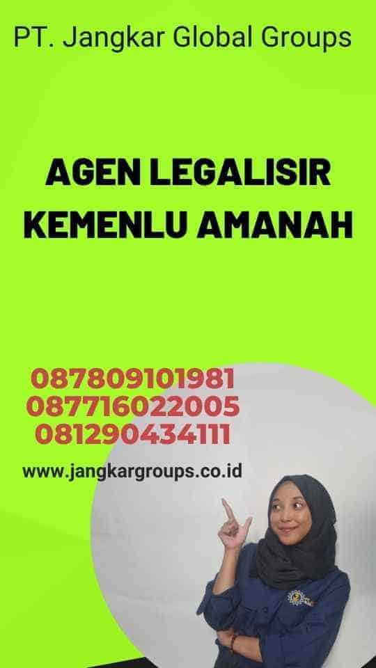 Agen Legalisir Kemenlu Amanah