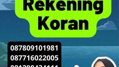Agent Legalisir Rekening Koran