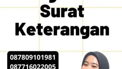 Agent Legalisir Surat Keterangan