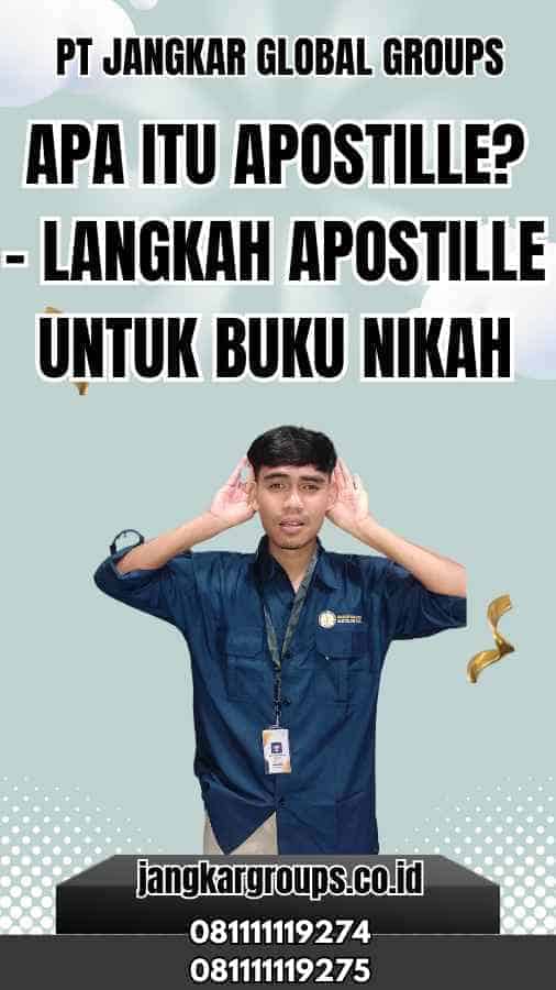 Apa Itu Apostille? - Langkah Apostille untuk Buku Nikah