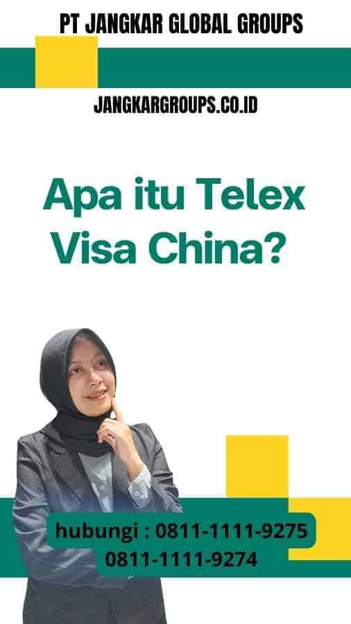 Apa itu Telex Visa China? - Panduan Lengkap Telex Visa China