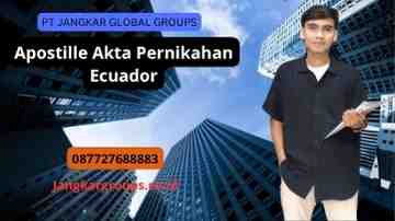 Apostille Akta Pernikahan Ecuador