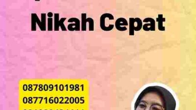 Apostille Buku Nikah Cepat