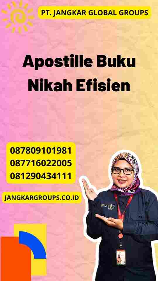 Apostille Buku Nikah Efisien