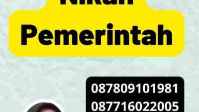 Apostille Buku Nikah Pemerintah