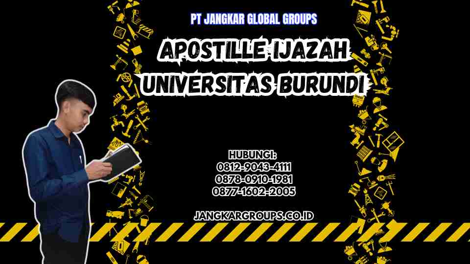 Apostille Ijazah Universitas Burundi