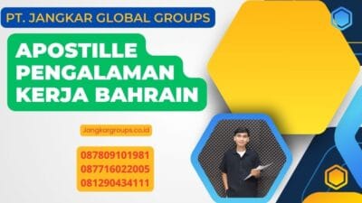 Apostille Pengalaman Kerja Bahrain