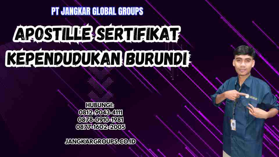 Apostille Sertifikat Kependudukan Burundi