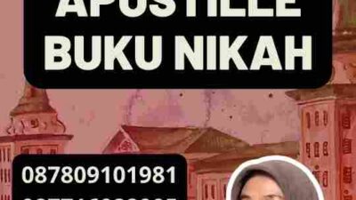 Biaya Apostille Buku Nikah