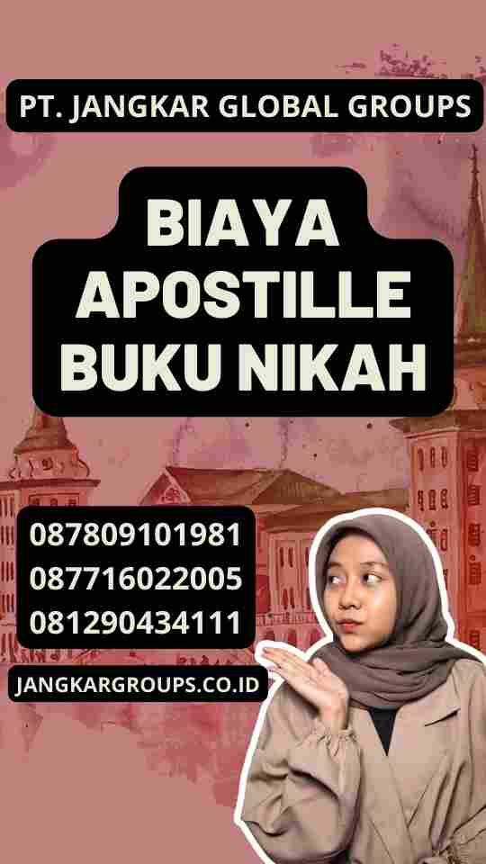Biaya Apostille Buku Nikah