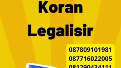 Biaya Notaris Rekening Koran Legalisir