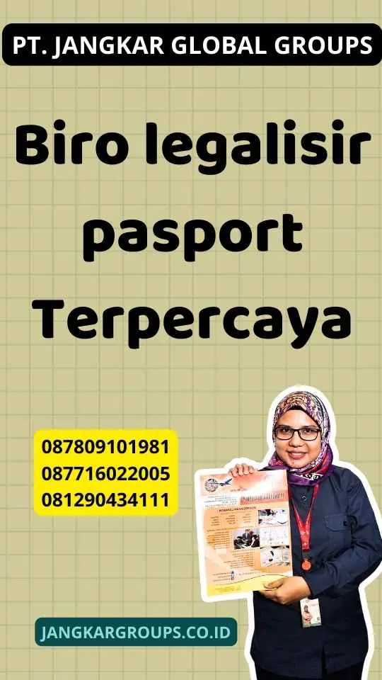 Biro legalisir pasport Terpercaya