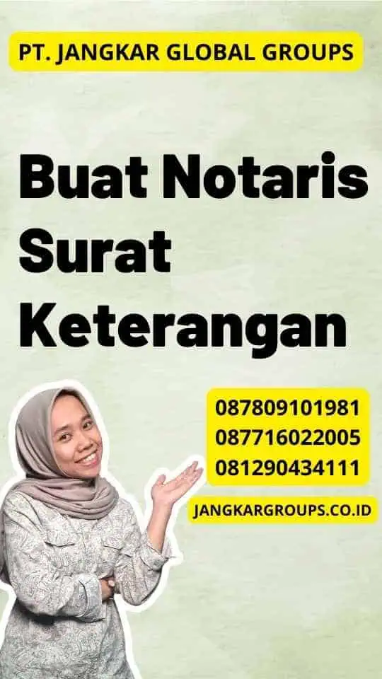 Buat Notaris Surat Keterangan