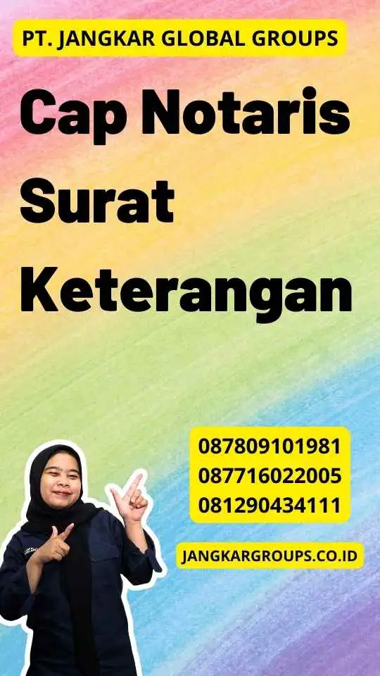 Cap Notaris Surat Keterangan