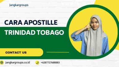 Cara Apostille Trinidad Tobago