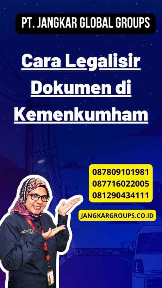 Cara Legalisir Dokumen di Kemenkumham