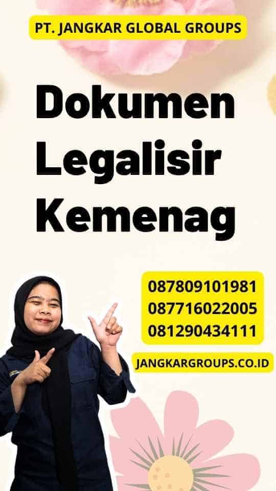 Dokumen Legalisir Kemenag