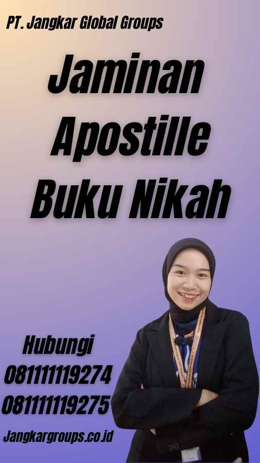 Jaminan Apostille Buku Nikah