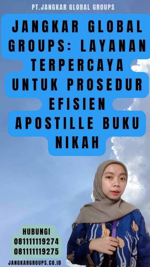 Jangkar Global Groups Layanan Terpercaya untuk Prosedur Efisien Apostille Buku Nikah